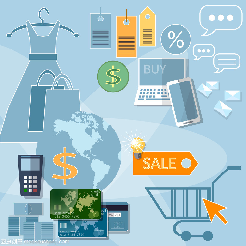 互聯網購物的電子商務概念